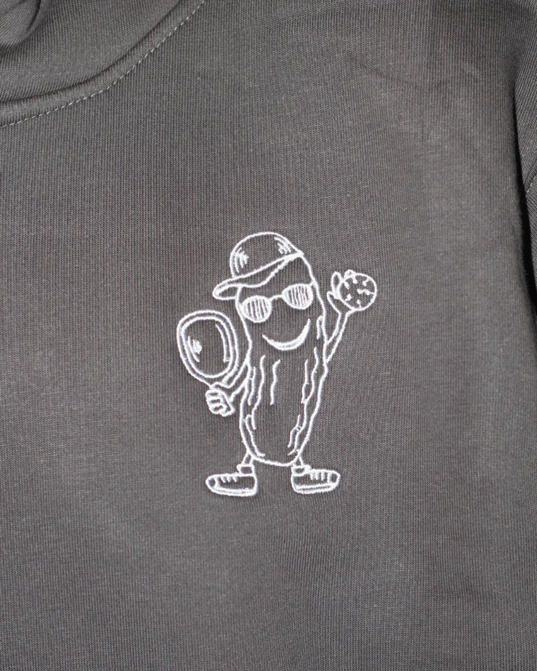 ACE Pickleball Luxe Hoodie Brown - Pickle - Image 3
