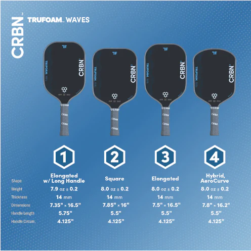 CRBN TruFoam Waves 2 Paddle (Square) - Image 6