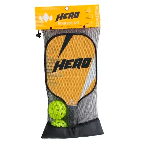 Diadem HERO Starter Pack: 2 paddles & 2 balls with mesh bag - Image 3