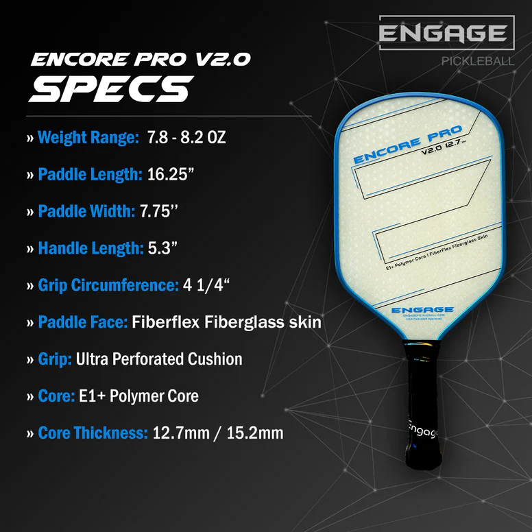 ENGAGE Encore Pro V2.0 Pickleball Paddle - Image 5