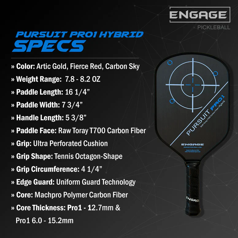 Engage Pursuit Pro1 6.0 Hybrid Paddle - Image 3
