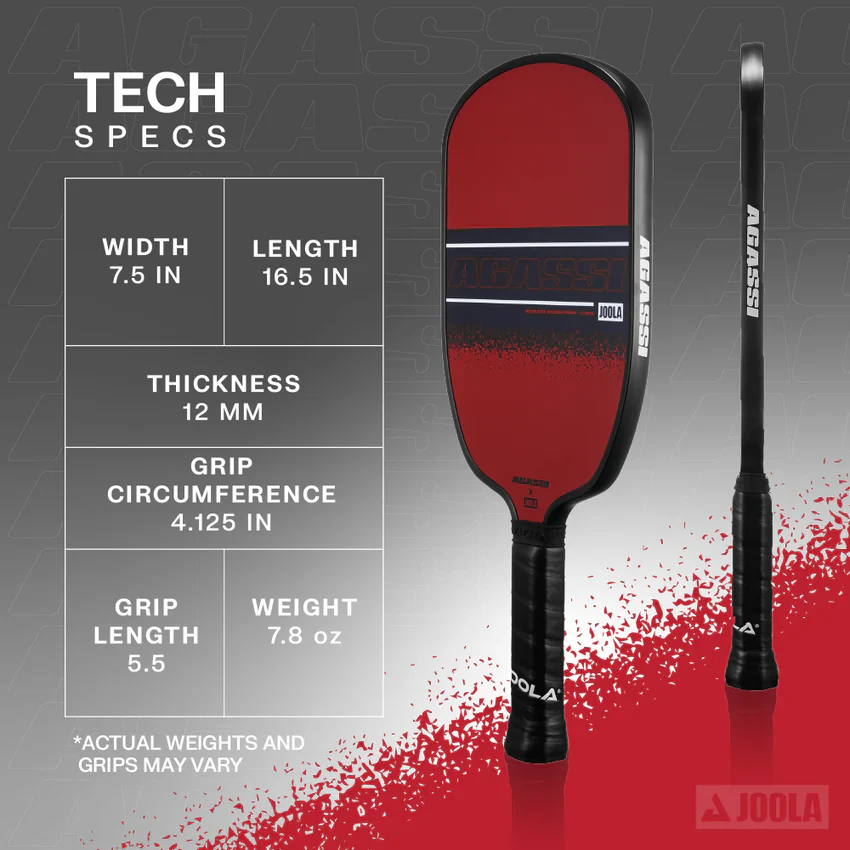 JOOLA Agassi Champion 12mm Paddle - Image 6