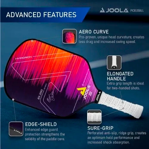 JOOLA Ben Johns Hyperion CAS 13.5 Graphite Paddle - Image 9