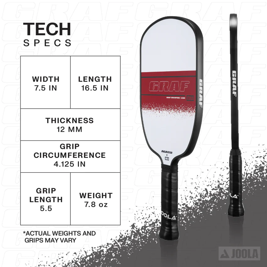 JOOLA Graf Champion 12mm Paddle - Image 4