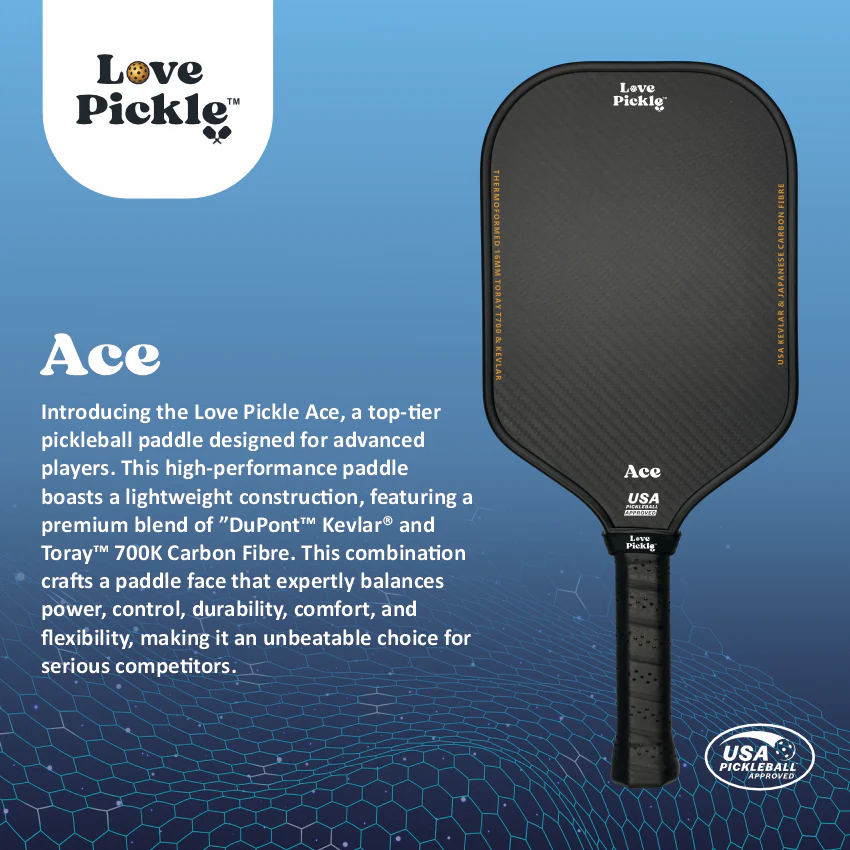 Love Pickle Ace Pickleball Paddle - Image 5