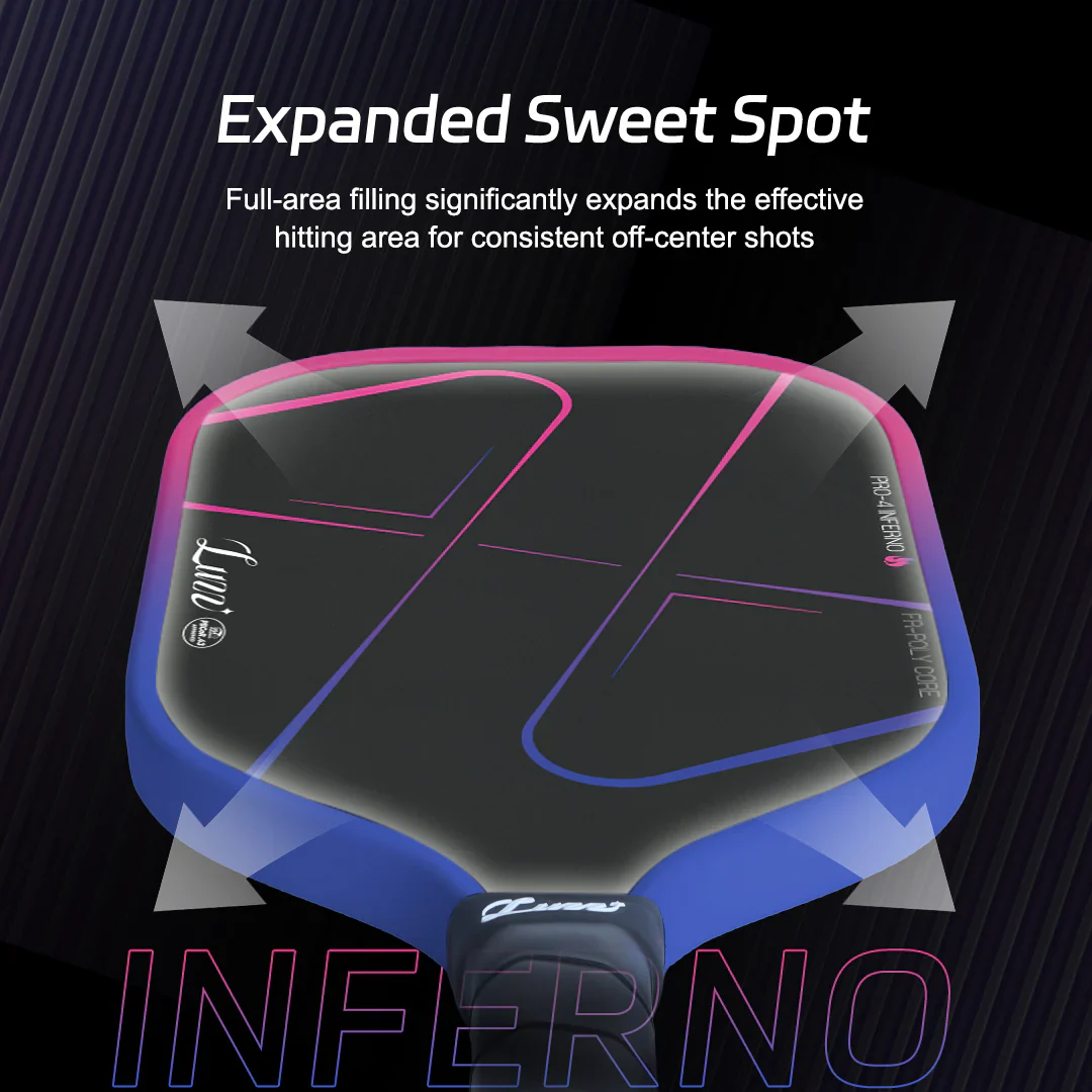 LUZZ Pickleball Pro Pink Inferno Paddle - Image 8
