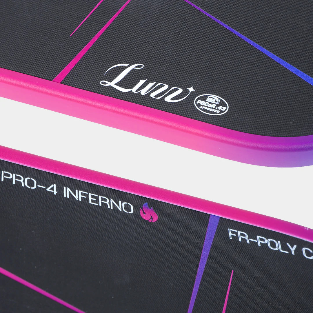 LUZZ Pickleball Pro Pink Inferno Paddle - Image 5
