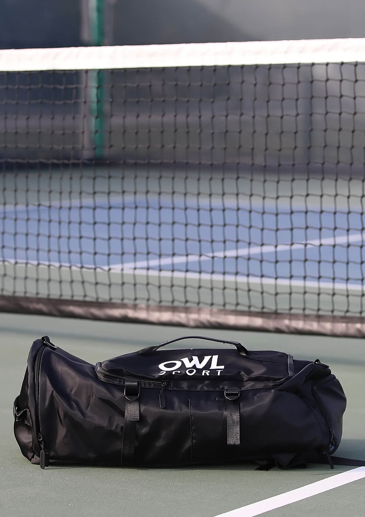 OWL Black Duffel Pickleball Bag - Image 3