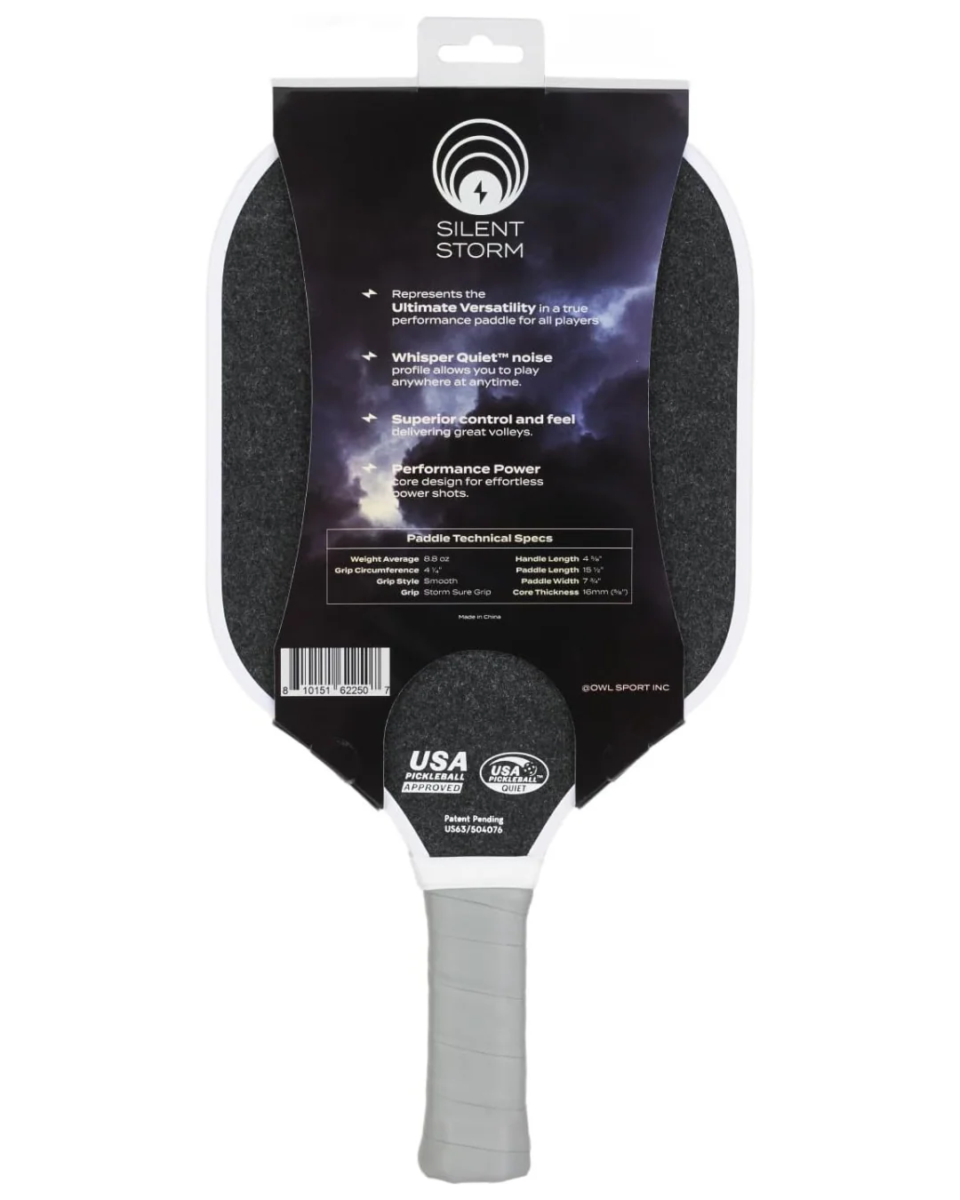 OWL Pickleball Silent Storm Paddle - Image 3