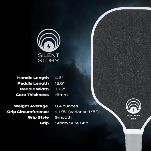 OWL Pickleball Silent Storm Paddle - Image 6