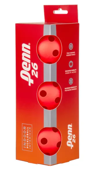 HEAD 26 indoor pickleball ball: Packs of 6 or 12 - Image 3