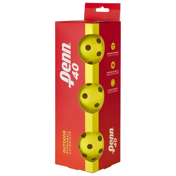 HEAD 40 outdoor pickleball ball: Packs of 6 or 12 - Image 3