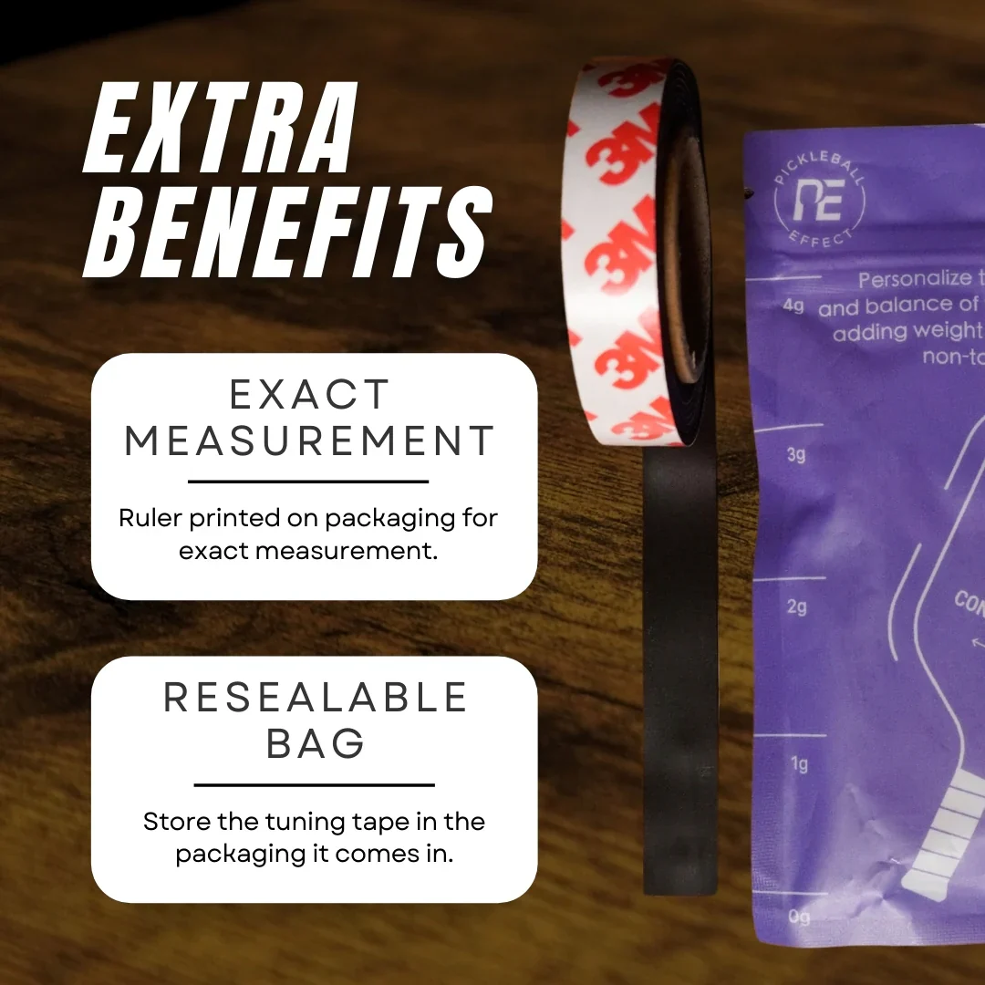 Pickleball Effect - Raquette Tuning Tape 1G Per Inch - Image 3