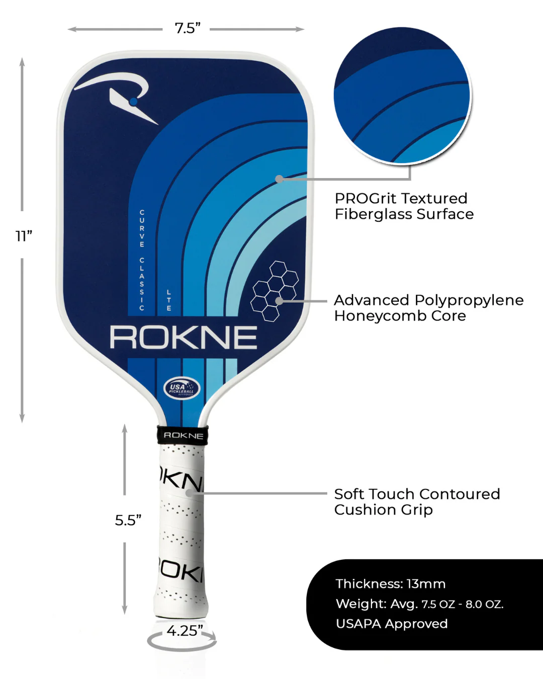 ROKNE Curve Classic LTE Paddle - Image 5